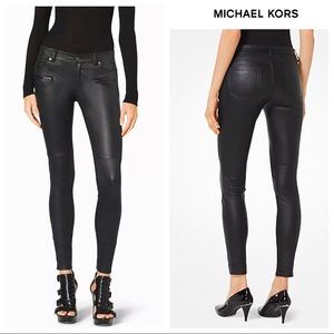 Gorgeous Michael Kors genuine leather pants❤️